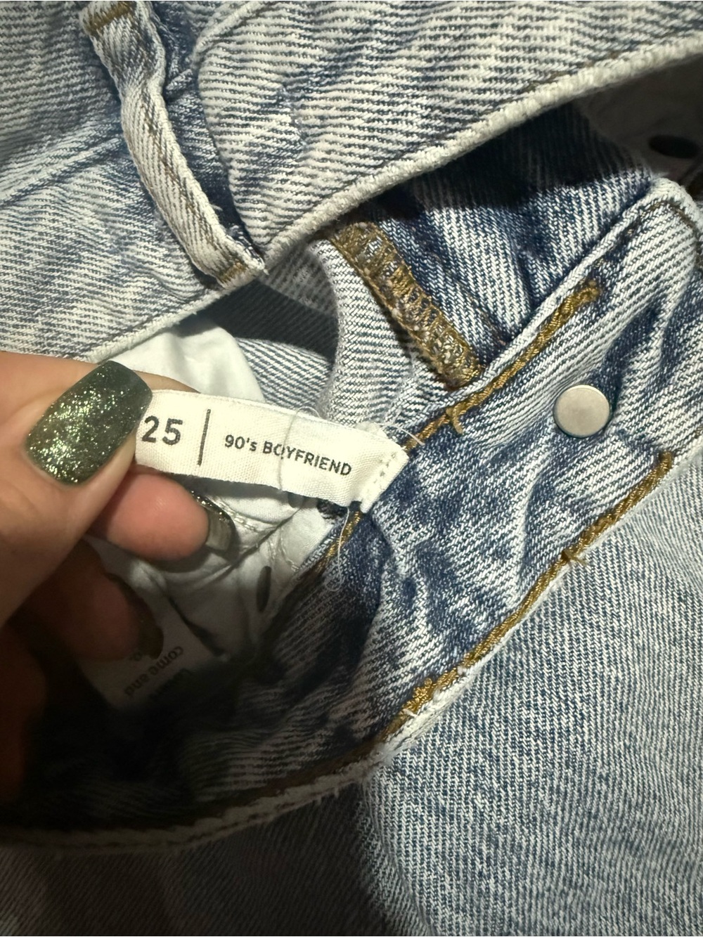 PacSun Light Blue High-Rise Women’s Jeans - Picture 2 of 3